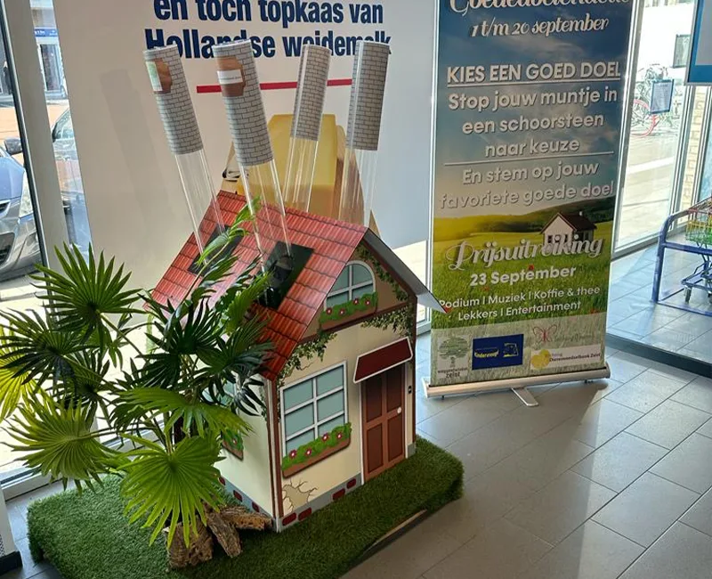 Goede doelen spaaractie voor winkelcentra